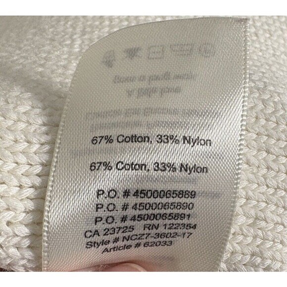 Wilfred Free Ivory Women’s Knit Cardigan‎ Size Small 3/4 Length Sleeve - Picture 4 of 4